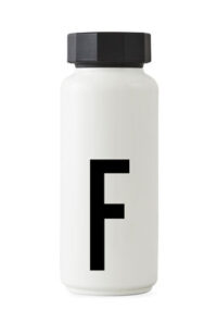 Arne Jacobsen isothermal bottle - 500 ml - Letter F White Design Letters Arne Jacobsen