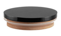 Καπάκι για κούπα Arne Jacobsen Μαύρο ξύλινο κέλυφος |