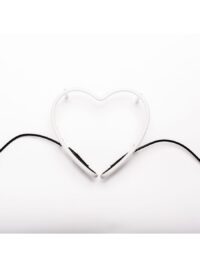 Apliques de arte neón - Símbolo del corazón blanco Seletti Selab