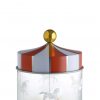 Ερμητικό βάζο τσίρκου - 75 cl Λευκό | Κόκκινο | Χρυσό | Διαφανές ALESSI Marcel Wanders 1