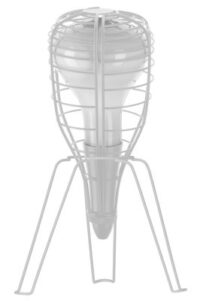 Lámpara de mesa de la jaula Rocket White Diesel con Foscarini Diesel equipo creativo 1