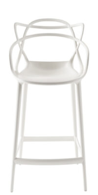 Masters high stool - H 65 cm White Kartell Philippe Starck | Eugeni Quitllet 1