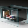 Mesa auxiliar Magique Smoke Grey | Transparente FIAM Studio Klass