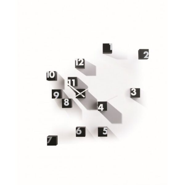 Reloj de pared Rnd_time Biano | Nero Progetti rnd_lab 1