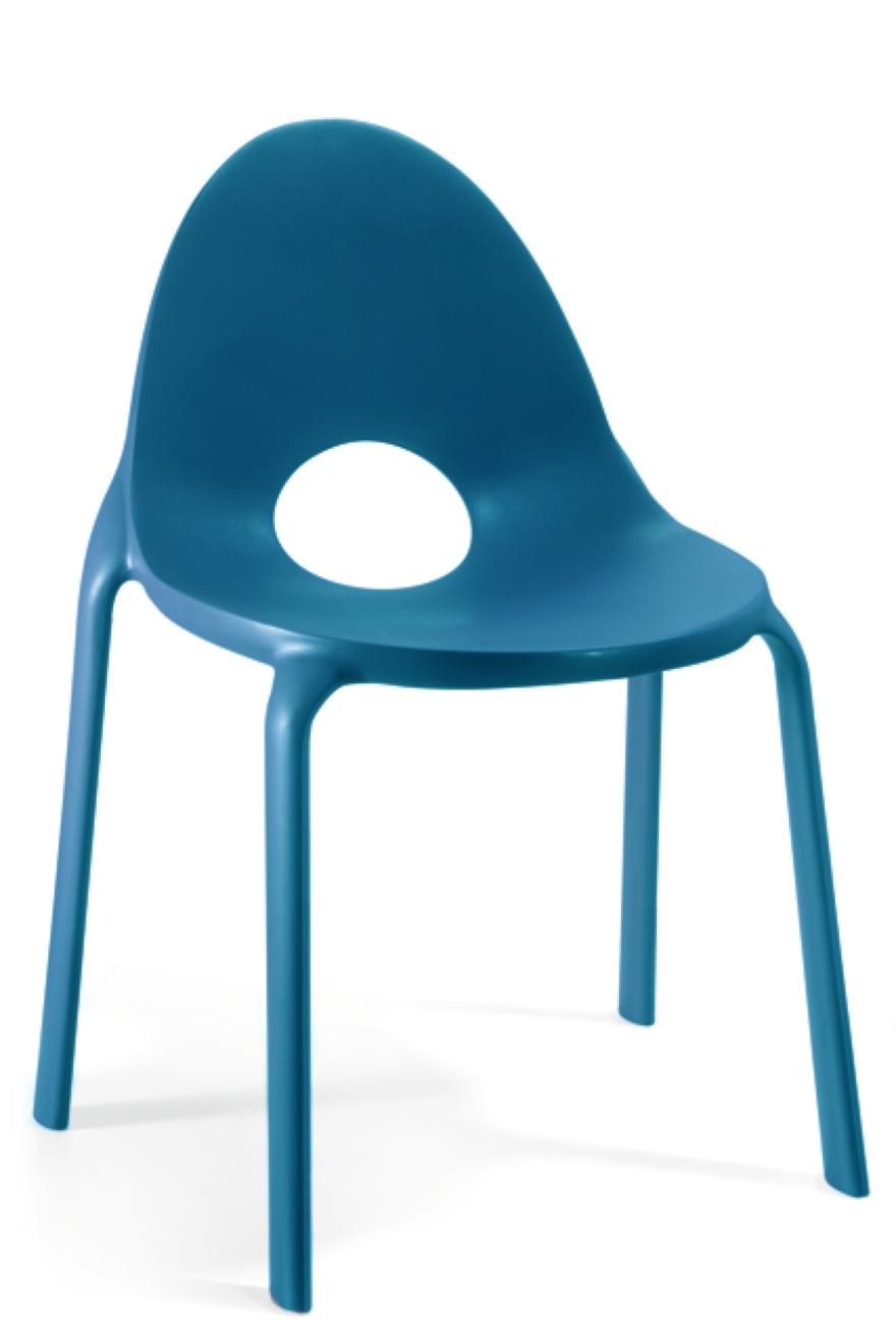 Μπλε καρέκλα Drop