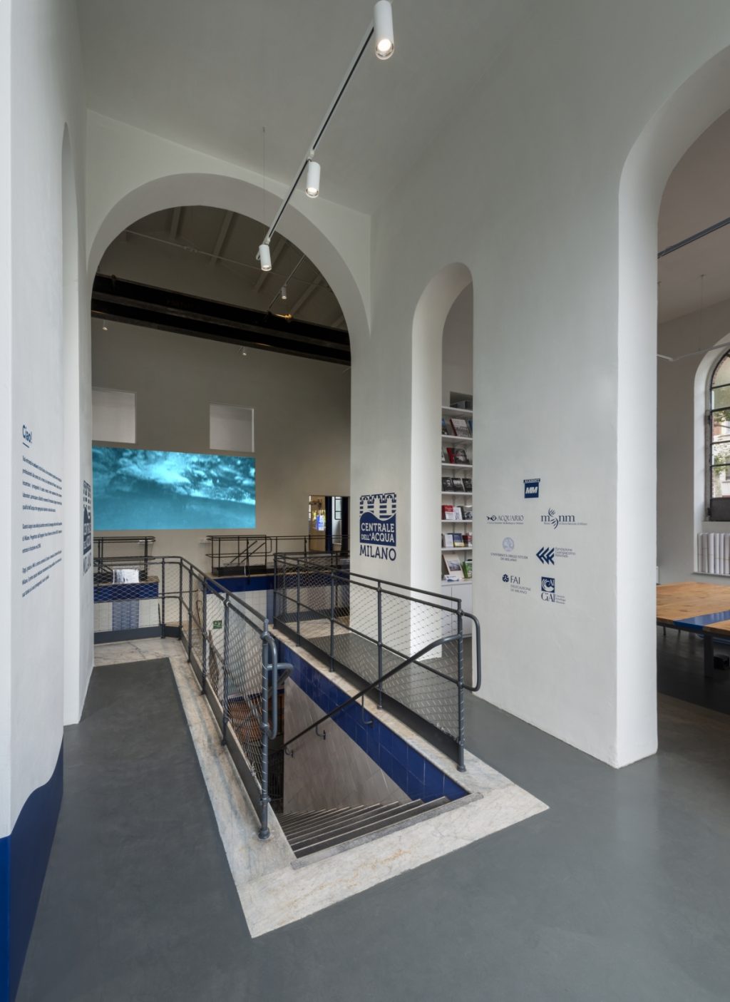 Zentrum des Mailänder Wassers