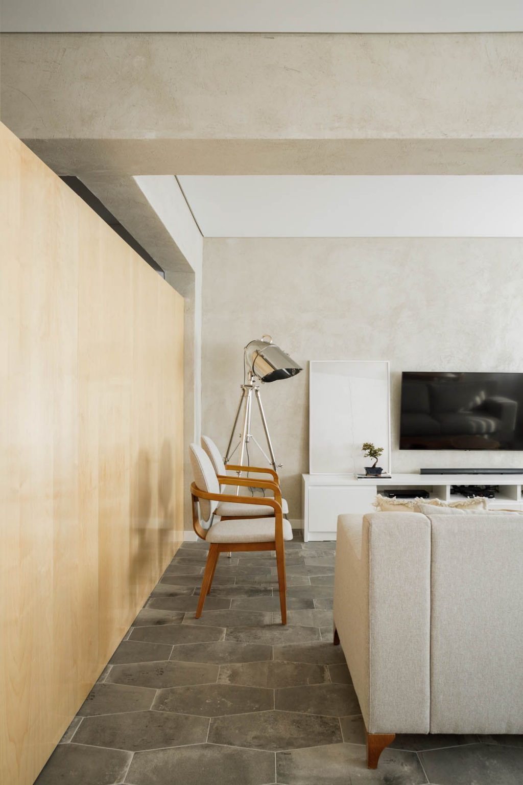Ανακαινισμένο διαμέρισμα κατά τη διάρκεια της πανδημίας, αρχιτεκτονικές του Paulo Moreira